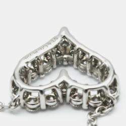 Pre Owned Tiffany & Co. Loving Heart Platinum Diamond Necklace