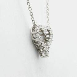 Pre Owned Tiffany & Co. Loving Heart Platinum Diamond Necklace