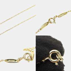 Tiffany & Co. 18K Yellow Gold and Diamond Elsa Peretti Diamonds By The Yard Pendant Necklace