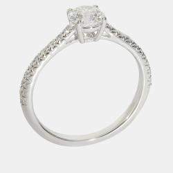Tiffany & Co. Tiffany Novo Diamond Engagement Ring in Platinum 0.69 Ctw EU 51