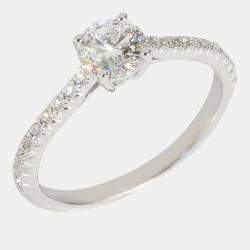 Tiffany & Co. Tiffany Novo Diamond Engagement Ring in Platinum 0.69 Ctw EU 51