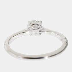 Tiffany & Co. Tiffany Novo Diamond Engagement Ring in Platinum 0.69 Ctw EU 51