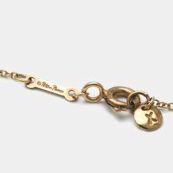 Pre Owned Tiffany & Co. 18K Rose Gold Paloma Picasso Heart Arrow Pendant Necklace