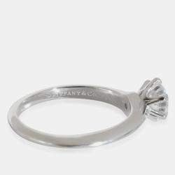 Tiffany & Co. Diamond Engagement Ring in Platinum D IF 1.05 CTW