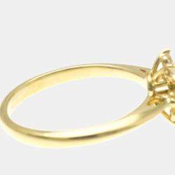 Tiffany 18K Yellow Gold and Diamond Buttercup Ring EU 52