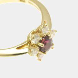 Tiffany 18K Yellow Gold and Diamond Buttercup Ring EU 52