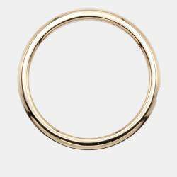 Pre Owned Tiffany & Co. 18K Yellow Gold and Diamond Elsa Peretti Band Ring EU 57