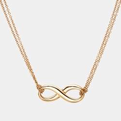 Tiffany & Co. Infinity 18k Rose Gold Necklace