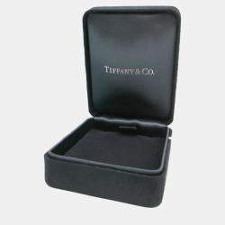 Pre Owned TIFFANY & CO. 18K Diamond Cross Pendant Necklace