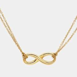 Tiffany & Co. Infinity 18k Yellow Gold Chain Bracelet 