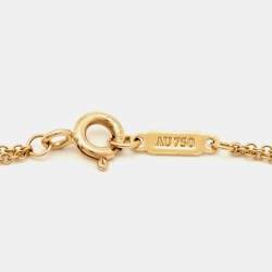Tiffany & Co. Infinity 18k Yellow Gold Chain Bracelet 