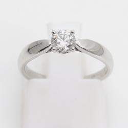 Tiffany & Co. Platinum 0.32ct Diamond Ring K 7 EU 47