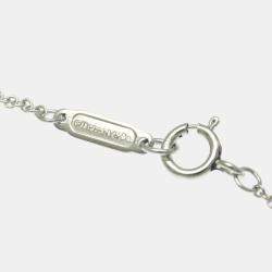 Pre Owned Tiffany & Co. Platinum and Diamond Horseshoe Pendant Necklace