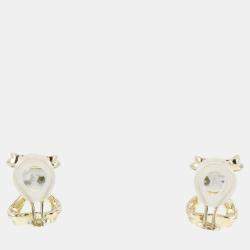 Tiffany & Co. Platinum, 18k Yellow Gold Bow earring