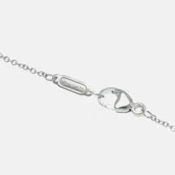 Pre Owned Tiffany & Co. Platinum and Diamond Jazz Drop Pendant Necklace