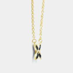 Tiffany & Co. 18K Yellow Gold Sapphire Victoria Pendant Necklace