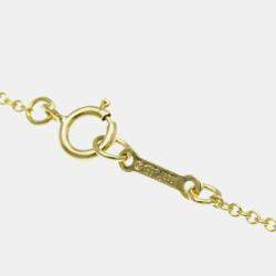 Tiffany & Co. 18K Yellow Gold Sapphire Victoria Pendant Necklace