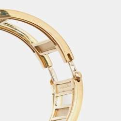 Tiffany & Co. Open Atlas 18k Yellow Gold Wide Bracelet