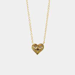 Tiffany & Co. 18K Rose Gold and Diamond Heart Pendant Necklace