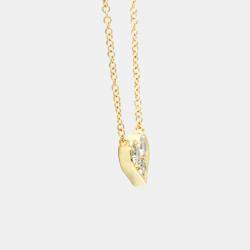 Tiffany & Co. 18K Rose Gold and Diamond Heart Pendant Necklace
