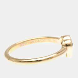 Tiffany & Co. 18K Rose Gold and Diamond Heart Cocktail Ring EU 52