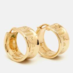 Pre Owned Tiffany & Co. Tiffany 1837 18k Yellow Gold Earrings