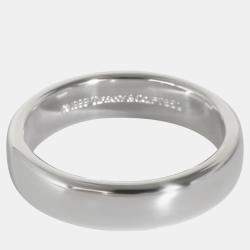 Tiffany & Co. Platinum Tiffany Forever 4.5mm Band EU 52