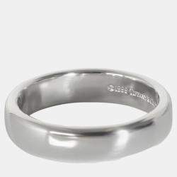 Tiffany & Co. Platinum Tiffany Forever 4.5mm Band EU 52