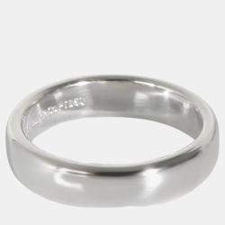 Tiffany & Co. Platinum Tiffany Forever 4.5mm Band EU 52