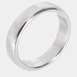 Tiffany & Co. Platinum Tiffany Forever 4.5mm Band EU 52