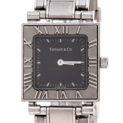 Tiffany & Co. Grey Stainless Steel Atlas 30260324 Women's Wristwatch 23MM