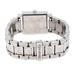 Tiffany & Co. Grey Stainless Steel Atlas 30260324 Women's Wristwatch 23MM