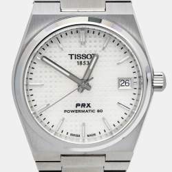 Tissot Mother Of Pearl Stainless Steel Powermatic 80 PRX T137.207.11.111.00 Women's Wristwatch 35 mm