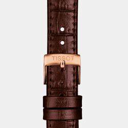 Pre Owned Tissot Brown Leather Watch 30 mm