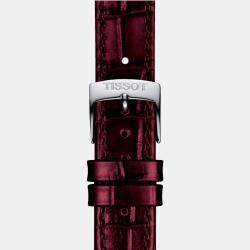 Pre Owned Tissot Burgundy Leather Watch 30 mm