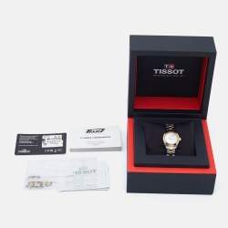 Tissot Mother Of Pearl Two-Tone Stainless Steel PR100 T101.010.22.111.00 Women's Wristwatch 25 mm