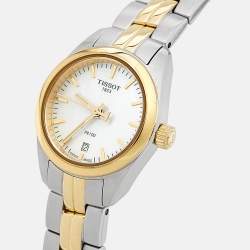 Tissot Mother Of Pearl Two-Tone Stainless Steel PR100 T101.010.22.111.00 Women's Wristwatch 25 mm