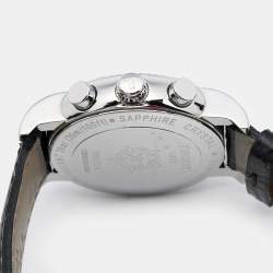 Tissot Black Stainless Steel Diamond Leather Dressport T050.217.16.052.01 Women's Wristwatch 35 mm