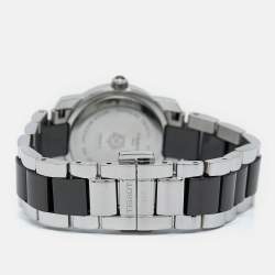 Tissot Black Ceramic Stainless Steel T-Trend T064.210.22.051.00 Women's Wristwatch 28 mm