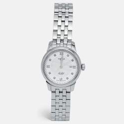 Tissot Silver Diamond Stainless Steel Le Locle T006.207.11.036.00 Women's Wristwatch 29 mm
