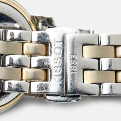 Tissot Mother of Pearl Two Tone Stainless Steel Bridgeport T097010A Women's Wristwatch 29 mm 