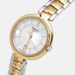 Tissot Mother Of Pearl Two-Tone Stainless Steel Flamingo T094210A Women's Wristwatch 30 mm
