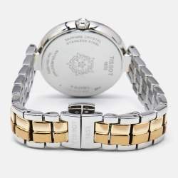 Tissot Mother Of Pearl Two-Tone Stainless Steel Flamingo T094210A Women's Wristwatch 30 mm