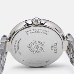 Tissot Mother Of Pearl Two-Tone Stainless Steel Flamingo T094210A Women's Wristwatch 30 mm