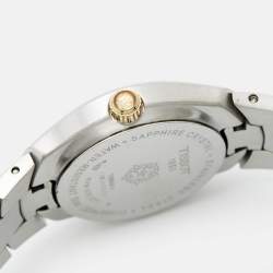 Tissot Mother Of Pearl Two-Tone Stainless Steel T-Round T096.009.22.111.00 Women's Wristwatch 26 mm