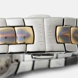 Tissot Mother Of Pearl Two-Tone Stainless Steel T-Round T096.009.22.111.00 Women's Wristwatch 26 mm