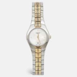 Tissot Mother Of Pearl Two-Tone Stainless Steel T-Round T096.009.22.111.00 Women's Wristwatch 26 mm