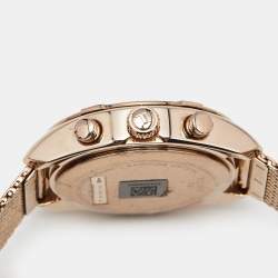 Pre Owned Tissot Silver Dial Rose Gold Plated Stainless Steel PR100 T101.917.33.031.00 Women's Wristwatch 38 mm