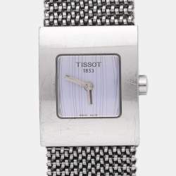 Pre Owned Tissot 1853 Purple Stainless Steel L610K Women's Wristwatch 19.65 mm