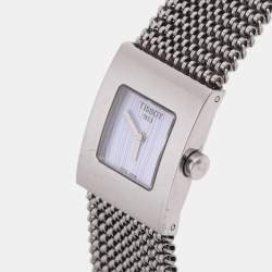 Pre Owned Tissot 1853 Purple Stainless Steel L610K Women's Wristwatch 19.65 mm